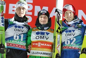 07.12.2014 - Podium PŚ w Lillehammer