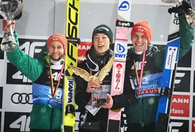 06.01.2019 - Podium 67. Turnieju Czterech Skoczni