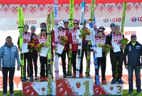 12.10.2019 - Podium drużynowe LMP w Szczyrku