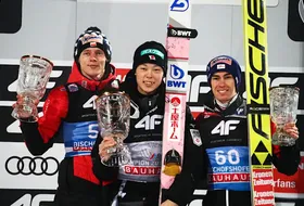 06.01.2019 - Podium PŚ w Bischofshofen