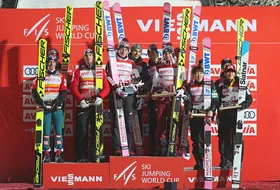 14.12.2019 - Podium PŚ w Klingenthal