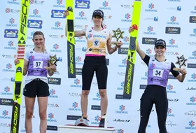 06.08.2021 - Podium LGP Pań w Courchevel