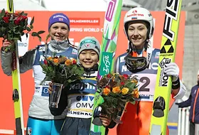 04.02.2016 - Podium PŚ Pań w Oslo