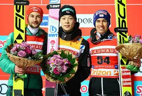 02.02.2019 - Podium PŚ w Oberstdorfie