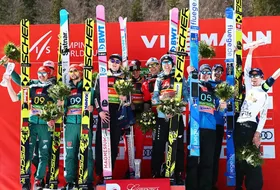 23.03.2019 - Podium PŚ w Planicy