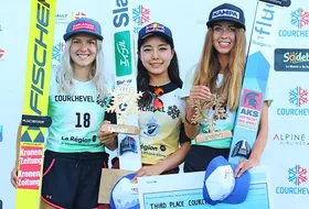 09.08.2019 - Podium LGP Pań w Courchevel