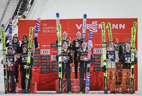 23.01.2021 - Podium PŚ w Lahti