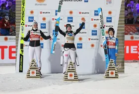 25.02.2021 - Podium MŚ w Oberstdorfie