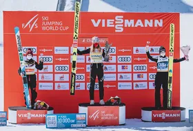 28.02.2021 - Podium PŚ Pań w Czajkowskim