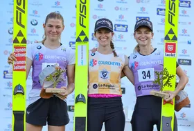 06.08.2021 - Podium LGP Pań w Courchevel