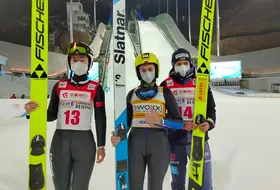 05.12.2021 - Podium PK Pań w Zhangjiakou