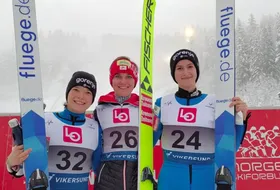 12.12.2021 - Podium PK Pań w Vikersund
