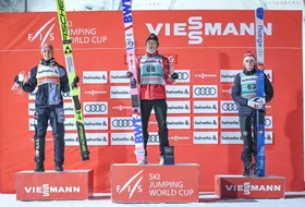 19.12.2021 - Podium PŚ w Engelbergu