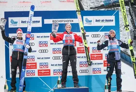 06.01.2022 - Podium TCS w Bischofshofen