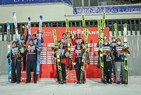 26.02.2022 - Podium PŚ w Lahti