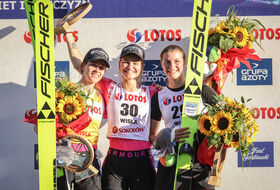 24.07.2022 - Podium LGP Pań w Wiśle