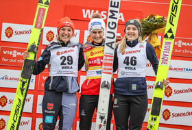 06.11.2022 - Podium PŚ Pań w Wiśle