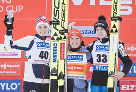 11.12.2022 - Podium PŚ Pań w Titisee-Neustadt