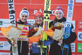 17.02.2023 - Podium PŚ Pań w Rasnovie