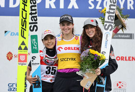 05.08.2023 - Podium LGP Pań w Szczyrku