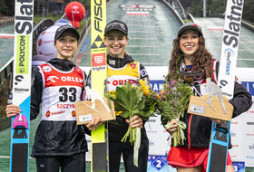 06.08.2023 - Podium LGP Pań w Szczyrku
