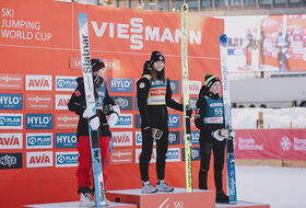 03.12.2023 - Podium PŚ Pań w Lillehammer