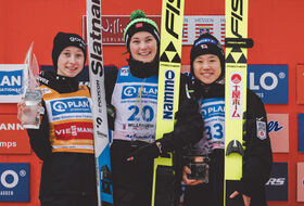 04.02.2024 - Podium PŚ Pań w Willingen