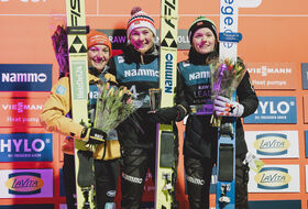 09.03.2024 - Podium Raw Air Pań w Oslo