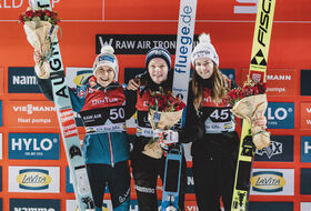 12.03.2024 - Podium Raw Air Pań w Trondheim