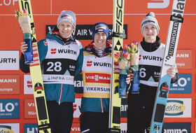 17.03.2024 - Podium Raw Air w Vikersund