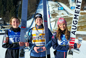 18.01.2025 - Podium PI Pań w Bischofshofen