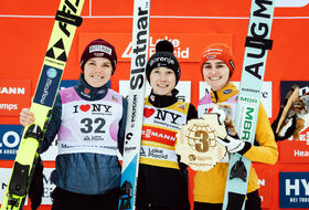 08.02.2025 - Podium PŚ Pań w Lake Placid