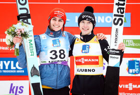 15.02.2025 - Podium PŚ Pań w Ljubnie