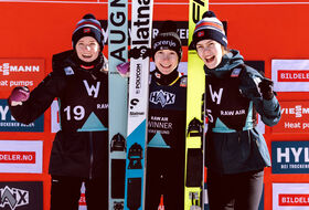 16.03.2025 - Podium Raw Air pań 2025