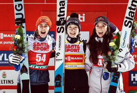 20.03.2025 - Podium PŚ Pań w Lahti