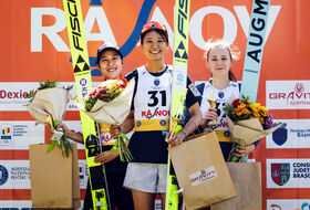14.09.2025 - Podium LGP Pań w Rasnovie