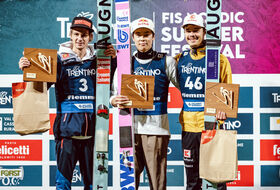 20.09.2025 - Podium LGP w Predazzo