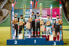 21.09.2025 - Podium LGP w Predazzo