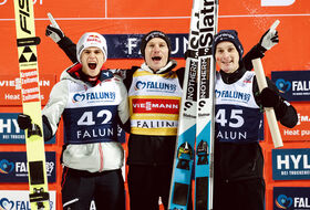 26.11.2025 - Podium PŚ w Falun