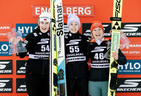 21.12.2025 - Podium PŚ Pań w Engelbergu