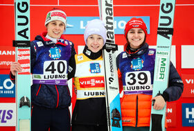 10.01.2026 - Podium PŚ Pań w Ljubnie
