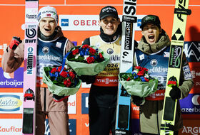 24.01.2026 - Podium MŚwL w Oberstdorfie