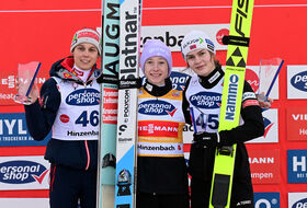 28.02.2026 - Podium PŚ Pań w Hinzenbach