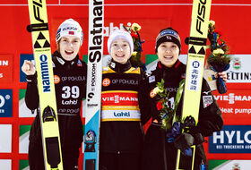 05.03.2026 - Podium PŚ Pań w Lahti