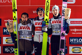 21.03.2026 - Podium PŚ w Vikersund