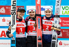 24.10.2026 - Podium LGP Pań w Klingenthal