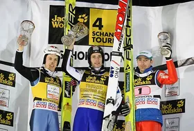 06.01.2009 - Podium PŚ w Bischofshofen