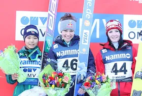 15.03.2013 - Podium PŚ Pań w Trondheim