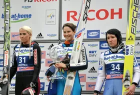 01.10.2010 - podium kobiet w Libercu