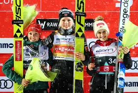 12.03.2019 - Podium PŚ Pań w Lillehammer